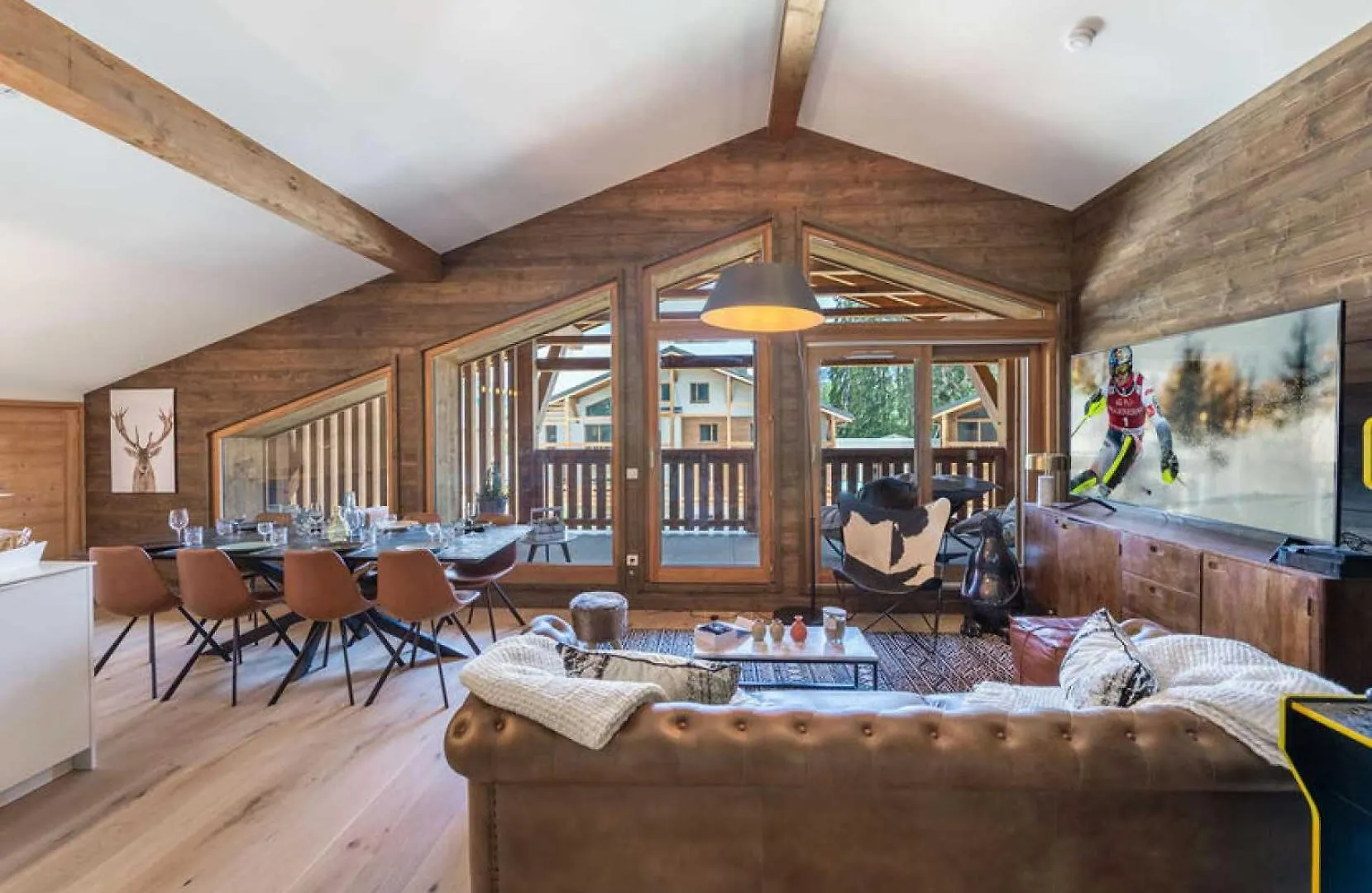 4 Bedroom Duplex With Large Balcony And Parking Megeve